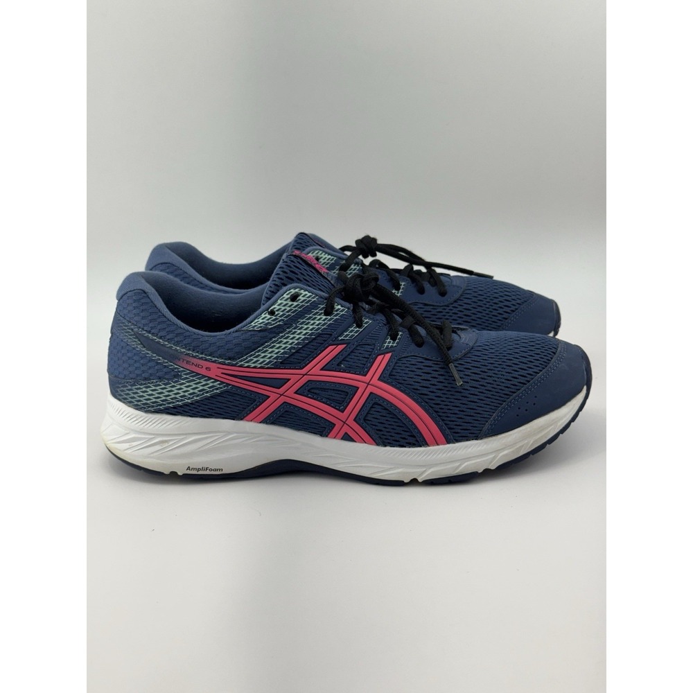 Asics Gel Contend 6 Blue Running Shoes 1012A570 Women Size 11
